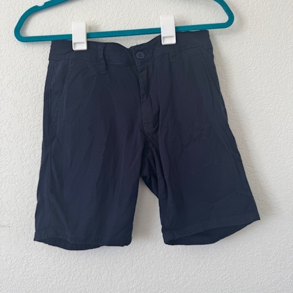 Dickies School Uniform Boys Shorts Size 14 Navy Blue Cotton Blend‎ Casual